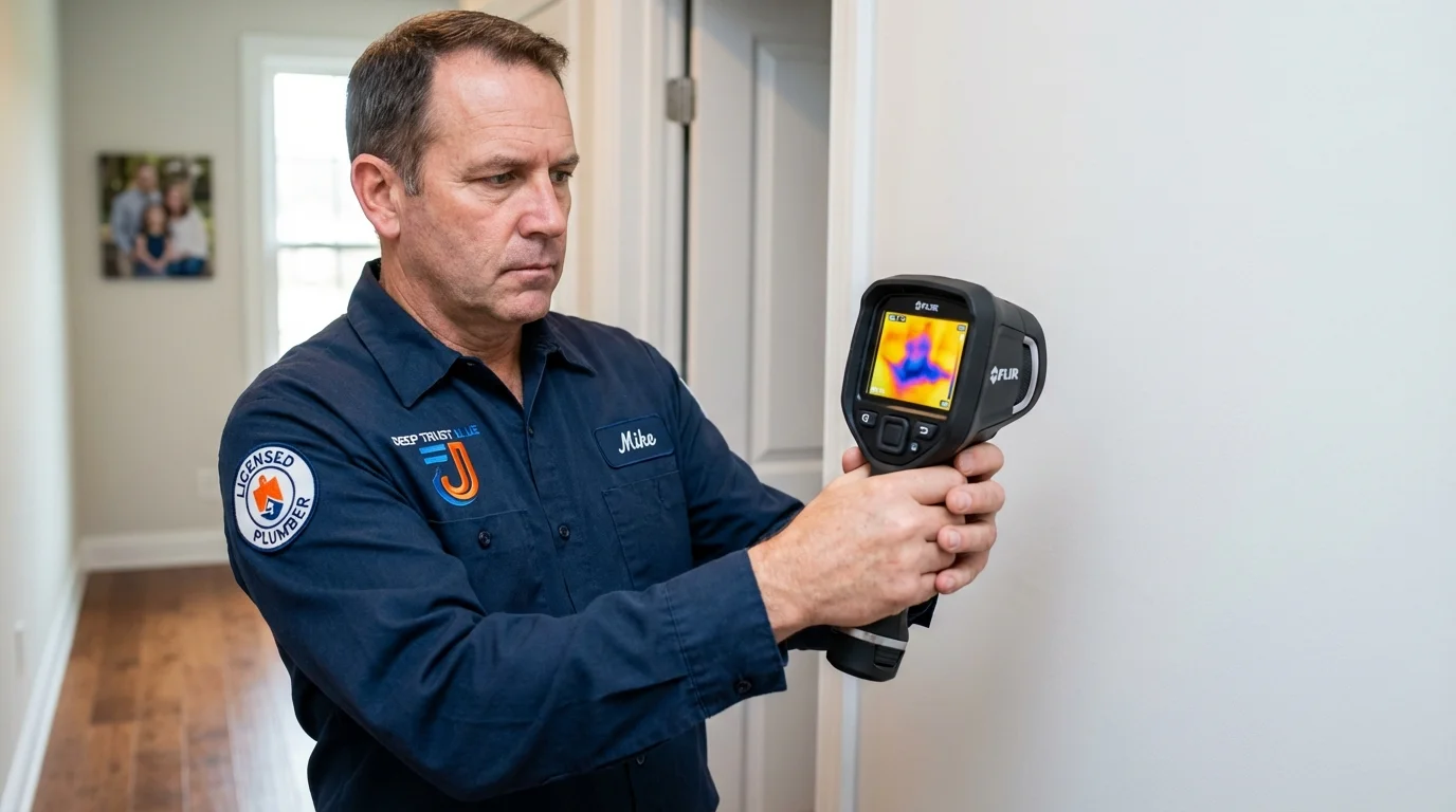 Thermal imaging leak detection by Johns Plumbing LLC in Blackshear