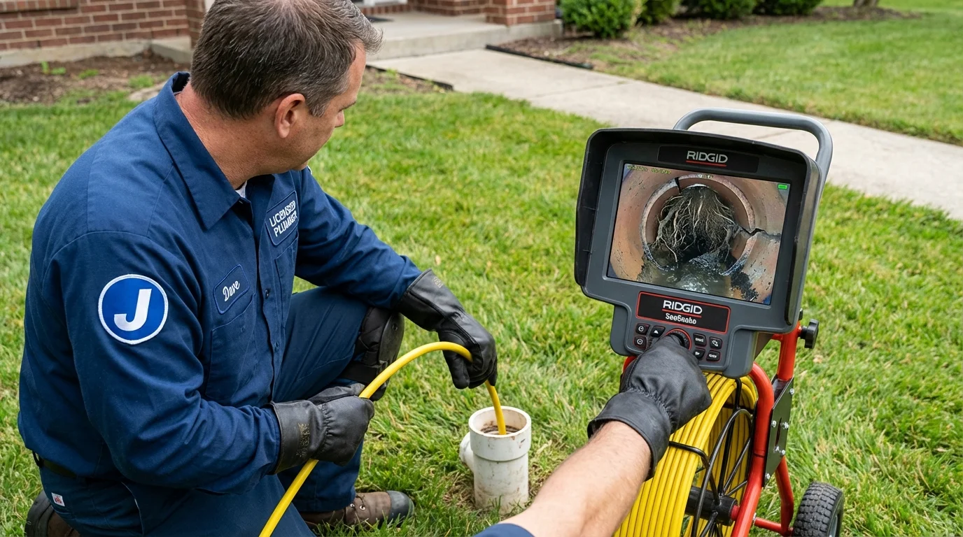 Sewer camera inspection being performed by Johns Plumbing LLC in Blackshear